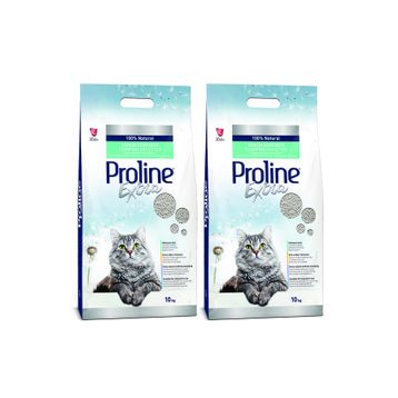 Proline 2x10 lt Extra Sodium Kokusuz Topaklanan İnce Taneli Kedi Kumu