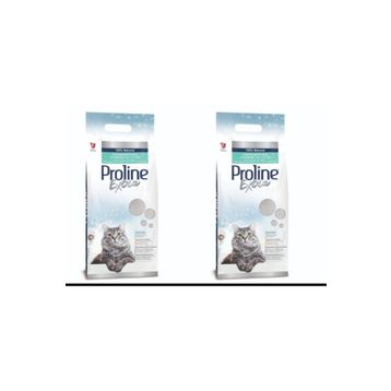 Proline 2x10 lt Extra Sodium Kokusuz Topaklanan İnce Taneli Kedi Kumu