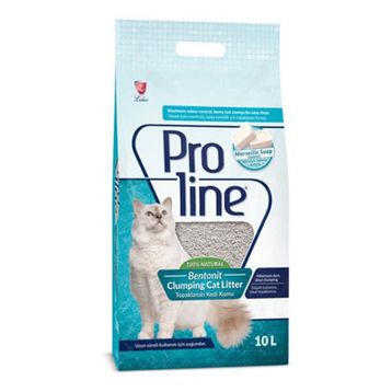Proline 3x10 Marsilya Sabunu Kokulu İnce Taneli Bentonit Kedi Kumu