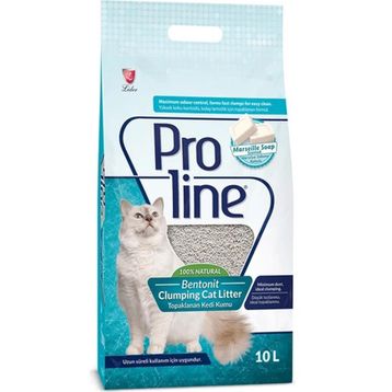 Proline 3x10 Marsilya Sabunu Kokulu İnce Taneli Bentonit Kedi Kumu