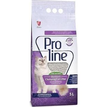 Proline 5 lt 4 Adet Lavantalı Topaklaşan İnce Bentonit Kedi Kumu