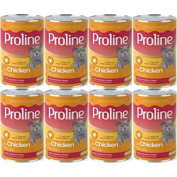 Proline 8x400 gr Tavuklu Kedi Konservesi