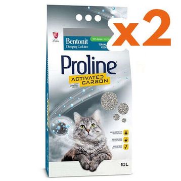 Proline Actived Carbon Topaklanan Doğal 10x2 lt Kedi Kumu
