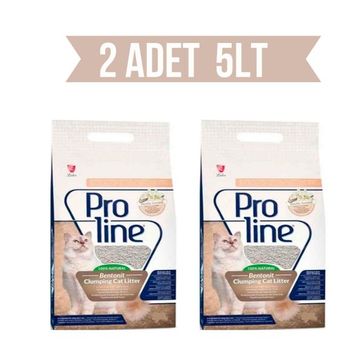 Proline Aloe 2x5 lt Vanilya Kokulu İnce Tane Topaklanan Kedi Kumu