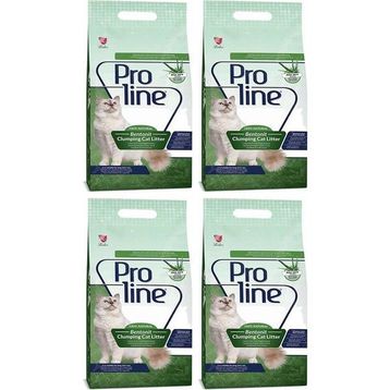 Proline Aloe Veralı 4x5 lt Topaklanan İnce Kedi Kumu