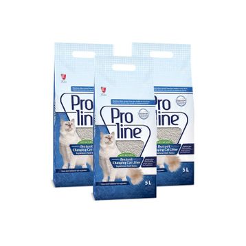 Proline Bentonit Parfümsüz 3x5 lt Kedi Kumu