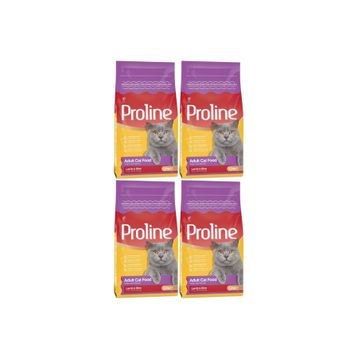 Proline Kuzu Etli Pirinçli Yetişkin 4x1.2 kg Kedi Maması