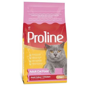 Proline Multi Colour Renkli Taneli Yetişkin 1.2 kg Kedi Maması