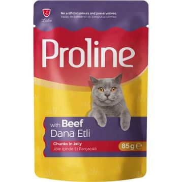 Proline Pouch Dana Etli 85 gr Kedi Yaş Maması
