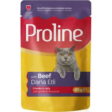 Proline Pouch Dana Etli 85 gr Kedi Yaş Maması