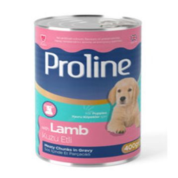 Proline Puppy Kuzu Etli Soslu Et Parçalı 400 gr Yavru Köpek Konservesi