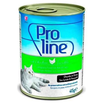 Proline Soslu Tavuklu Kedi Konservesi 20x415 gr