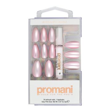 Promani İnci Pembesi Takma Tırnak Kiti