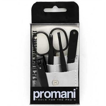 Promani PR-115 5'li Siyah Manikür Seti