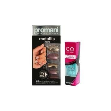 Promani PR-5021 Metallic Nails Takma Tırnak