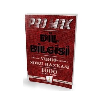 Promax Dil Bilgisi Tamamı Video Çözümlü Soru Bankası