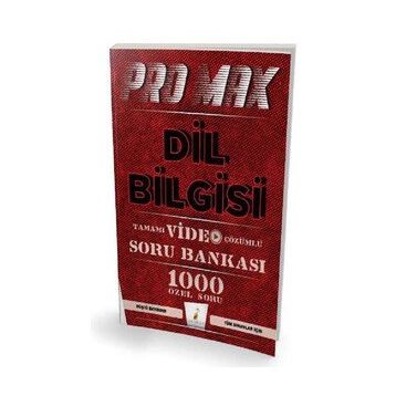 Promax Dil Bilgisi Tamamı Video Çözümlü Soru Bankası