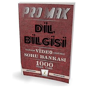 Promax Dil Bilgisi Tamamı Video Çözümlü Soru Bankası