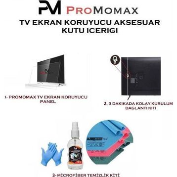 Promomax Philips 43PFS5301 43 inç Uyumlu Tv Ekran Koruyucu