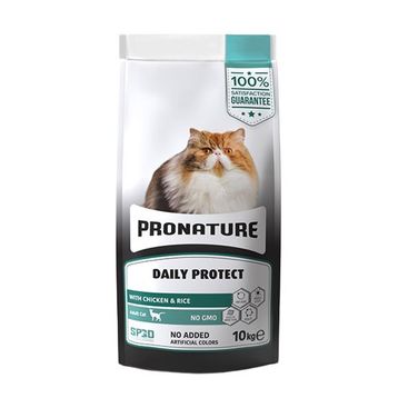 Pronature Daily Protect Tavuklu ve Pirinçli 10 kg Yetişkin Kedi Maması