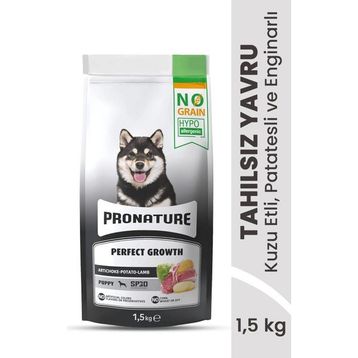 Pronature Perfect Growth Kuzu Etli Patatesli ve Enginarlı 1.5 kg Tahılsız Yavru Kuru Köpek Maması