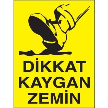 Propazar Dikkat Kaygan Zemin Levhası