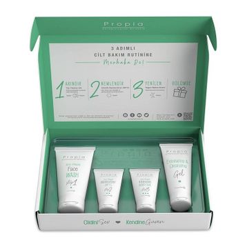 Propia Sivilce Karşıtı 3 Adımlı Bakım Seti + Peeling