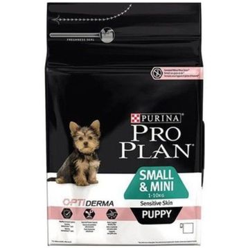 Proplan 3 kg Puppy Small&Mini Sensitive Skin Somonlu Küçük Irk Yavru Köpek Maması