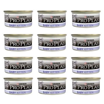 ProPlan 85x12 gr Adet KittenTavuklu Yavru Kedi Konservesi