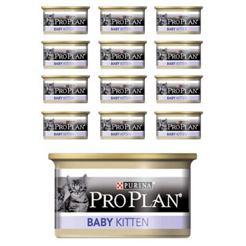 Proplan Baby Kitten Tavuklu 12x85 gr Yavru Kedi Konservesi