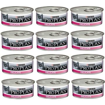 Proplan Delicate Hindili 12x85 gr Kedi Konserve Maması