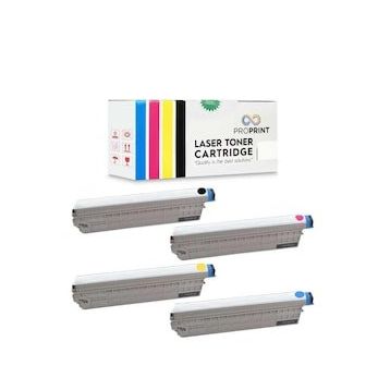 Proprint Oki MC760 MC770DNFAX Cmyk Muadil Toner Set