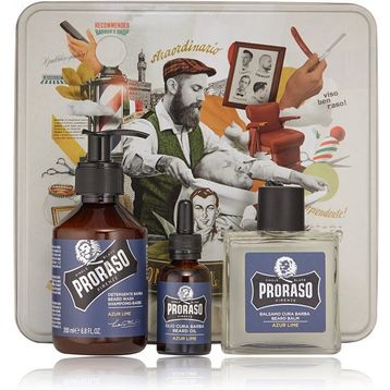 Proraso Beard Kit Azur Lime Sakal Bakım Kiti