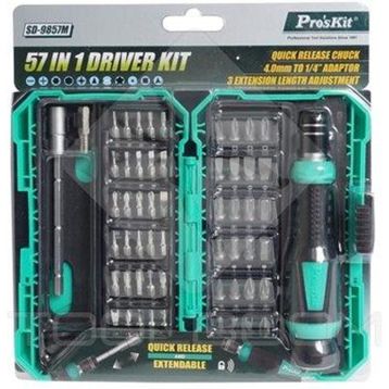 Pro's Kit SD-9857M 57 Parça Tornavida Seti
