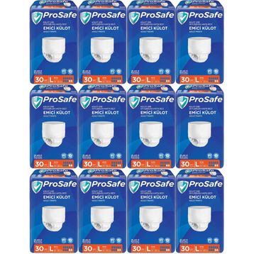 Prosafe 12 Paket 30'lu Büyük-Large Emici Külot Hasta Bezi