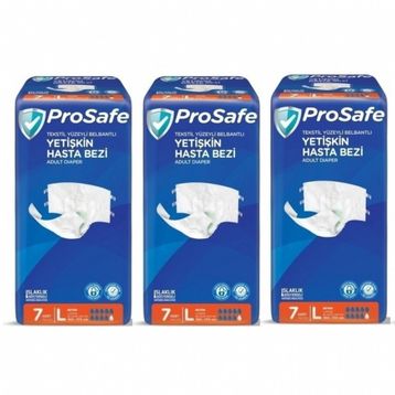 Prosafe Belbantlı L 21 Adet Hasta Bezi