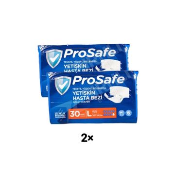 Prosafe Belbantlı L 2x60 Adet Hasta Bezi