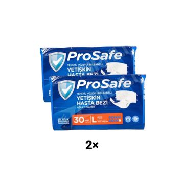 Prosafe Belbantlı L 2x60 Adet Hasta Bezi