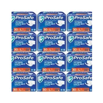 Prosafe Belbantlı Large 12x30 Adet Hasta Bezi