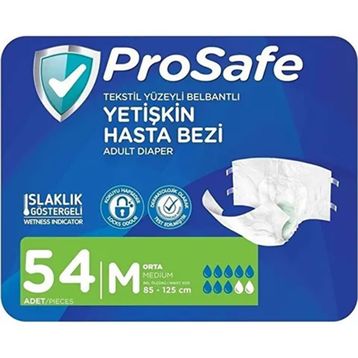 Prosafe Belbantlı M Beden 6×9'lu Hasta Bezi