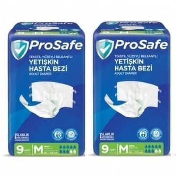 Prosafe Belbantlı Orta M 18 Adet Hasta Bezi