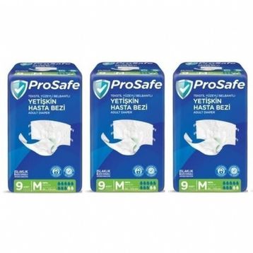 Prosafe Belbantlı Orta M 27 Adet Hasta Bezi