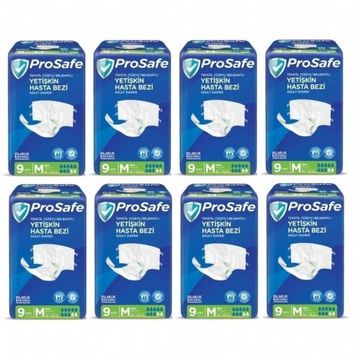 Prosafe Belbantlı Orta M 72 Adet Hasta Bezi