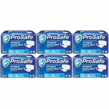 Prosafe Belbantlı Tekstil Yüzey XL 180 Adet Yetişkin Hasta Bezi