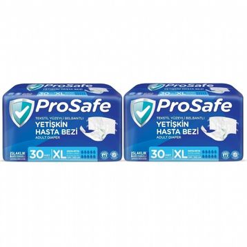 Prosafe Belbantlı Tekstil Yüzey XL 60 Adet Yetişkin Hasta Bezi