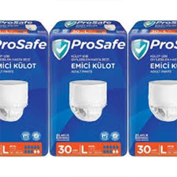 Prosafe Emici Külot L 3×30'lu Hasta Bezi