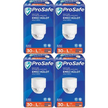 Prosafe Emici Külot Large 4x30'lu Hasta Bezi