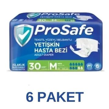 Prosafe M 6x30'lu Belbantlı Yetişkin Hasta Bezi