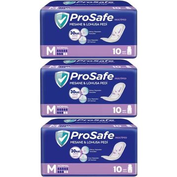 Prosafe Medium Orta Boy Normal 30 Adet 3x10'lu Mesane Lohusa Pedi