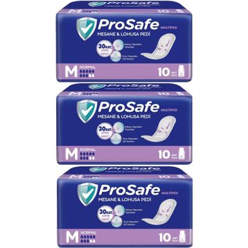 Prosafe Medium Orta Boy Normal 30 Adet 3x10'lu Mesane Lohusa Pedi